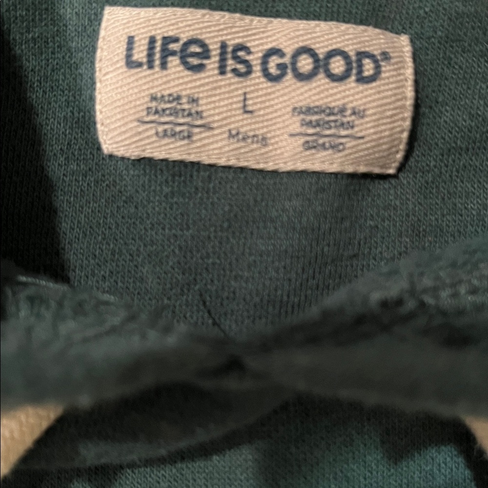 Life Is Good Forest Green Men’s Pullover Hoodie Large
Mountain Graphic Gorpcore - Picture 2 of 8